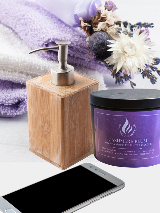 Cashmere Plum Mood Enhancer Scented Candle