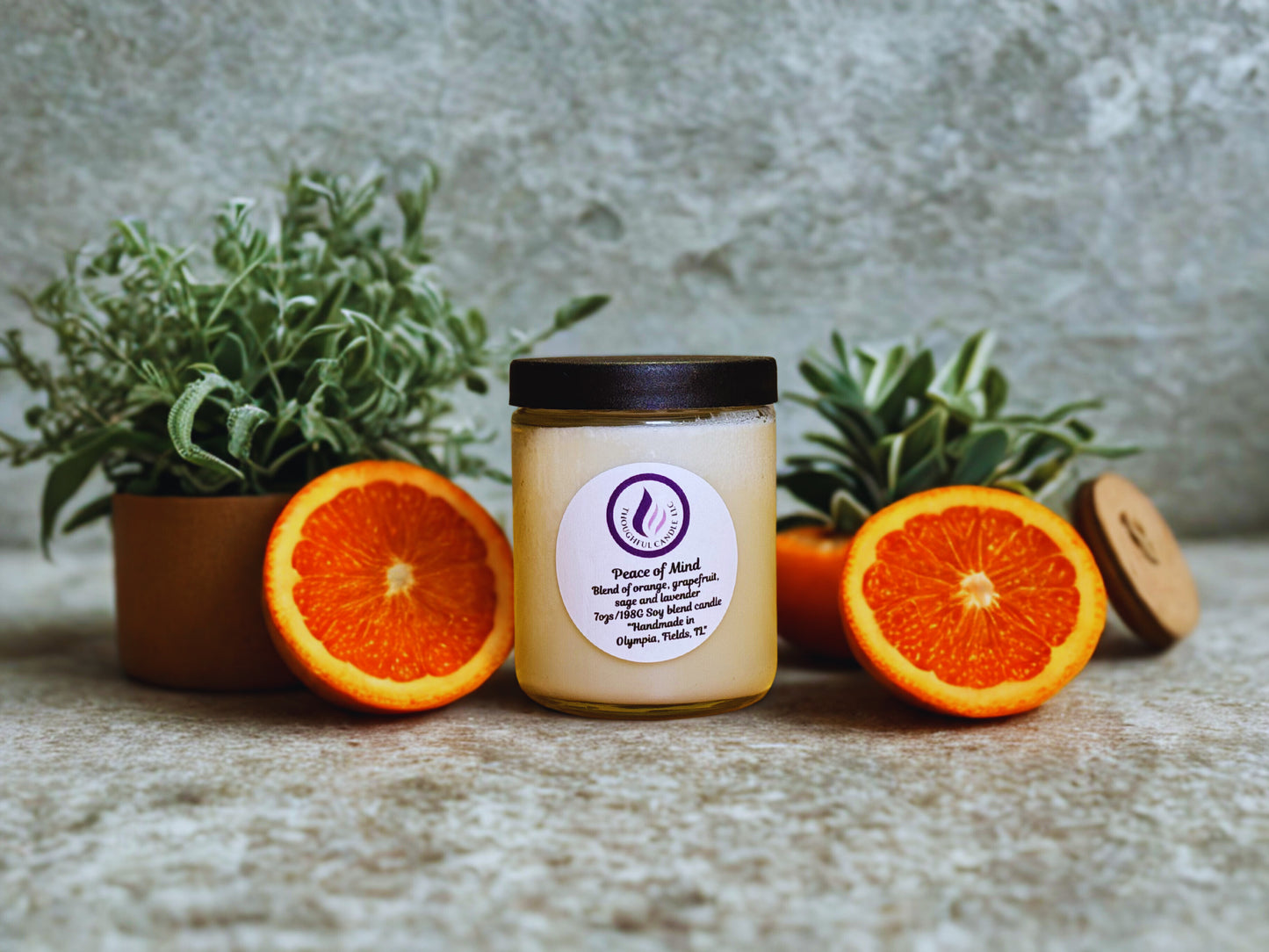 Peace Of Mind Soy Scented Candle - Mood Enhancer